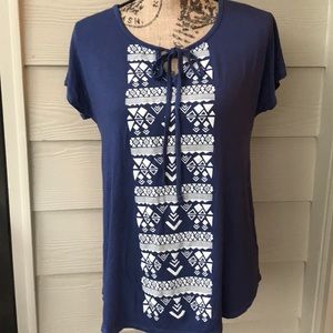 Dress Barn Tribal Top